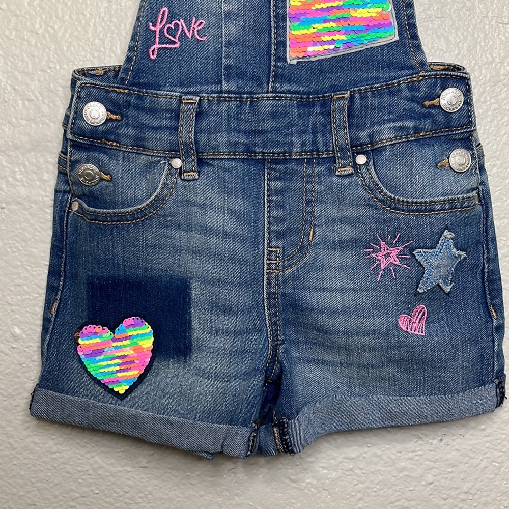 Jordache Overalls Shorts - Picture 4 of 7